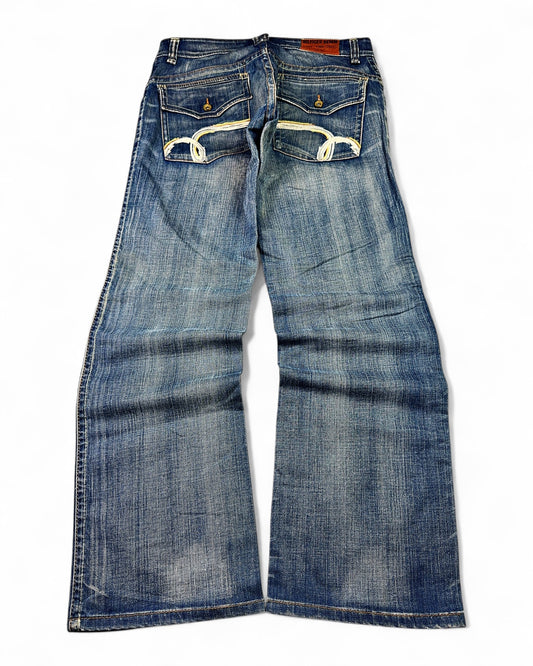 2000's Hilfiger Denim Baggy/Bootcut Jeans *rare 32x32 (M)