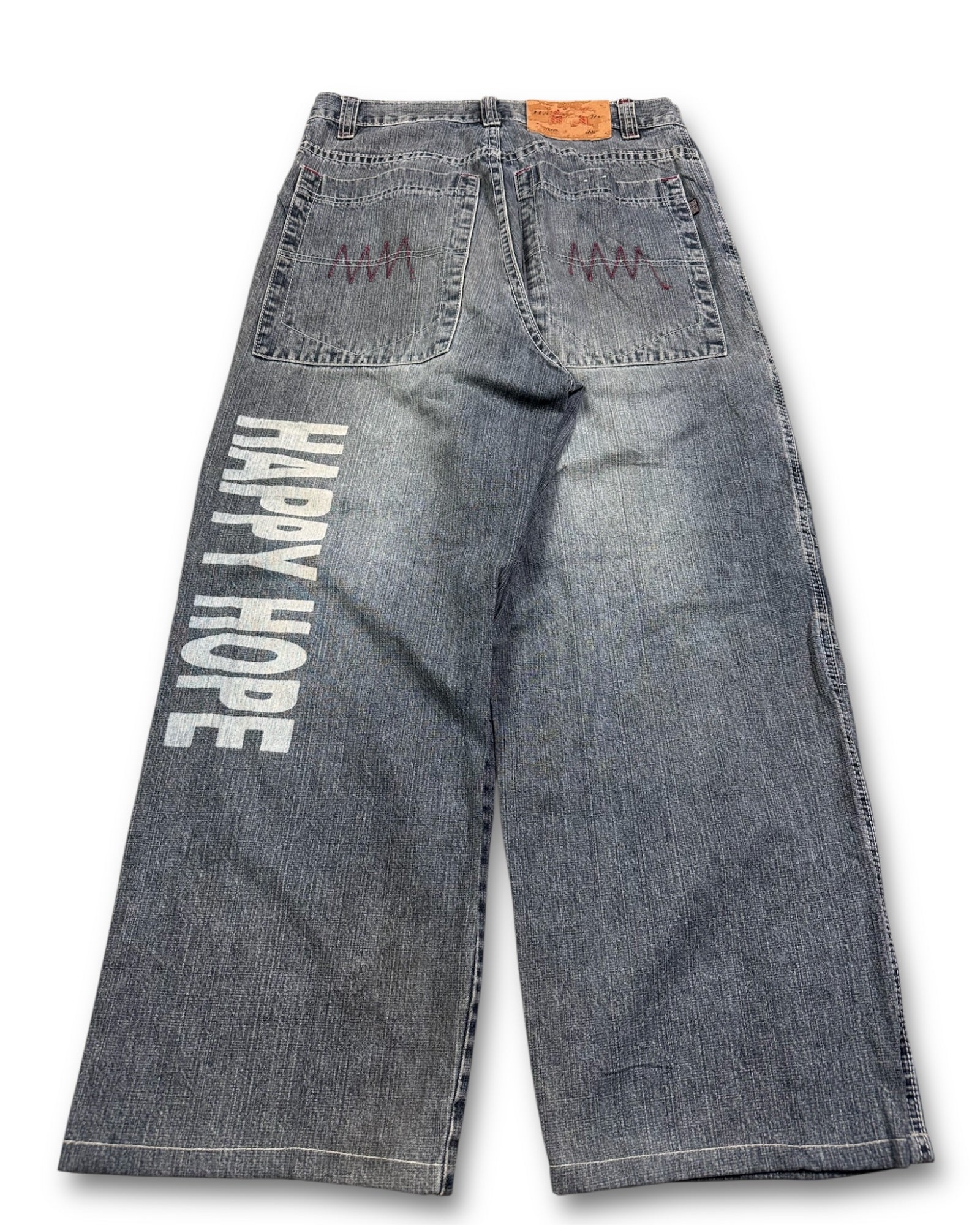 2000's Happy Hope Baggy Jeans * 30x28 (M)