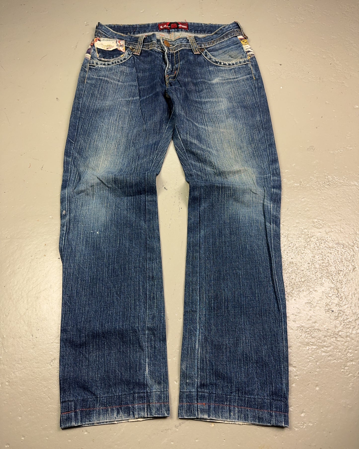 2000's Oniarai Japanese Archive Straight Jeans *very rare 30x30 (M)