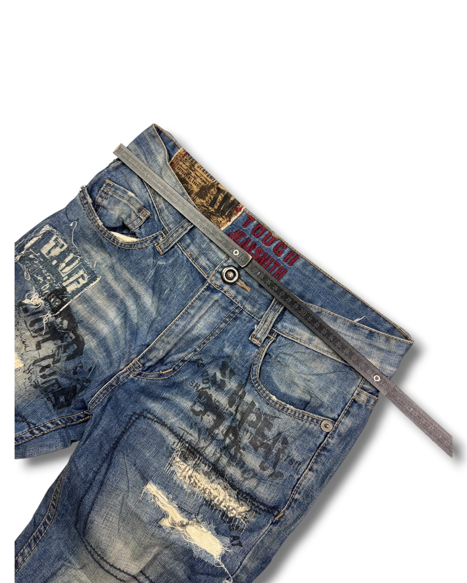 2000's Tough Japanese Straight Japanese Jeans *very rare 30x32 (M)