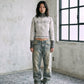 Model wearing Ed Hardy Cropped Knit Zip Jacket Womens M