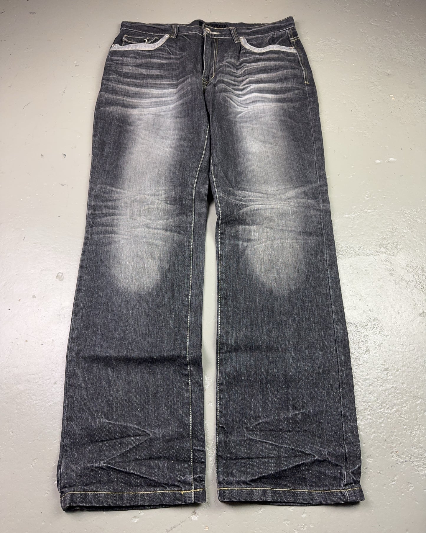 2000's Stockton Japanese Straight/Baggy Jeans *rare 36x34 (XL)