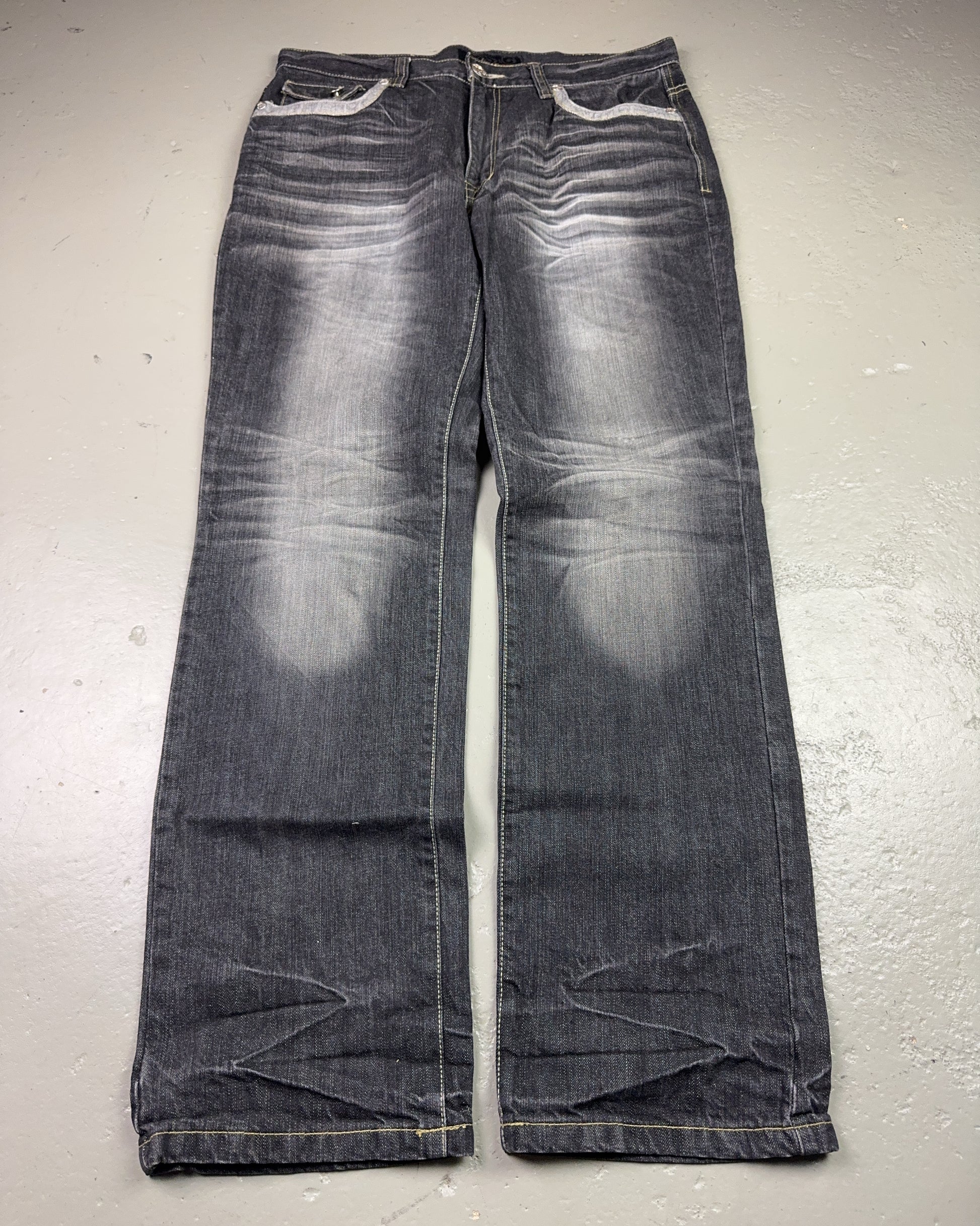 2000's Stockton Japanese Straight/Baggy Jeans *rare 36x34 (XL)
