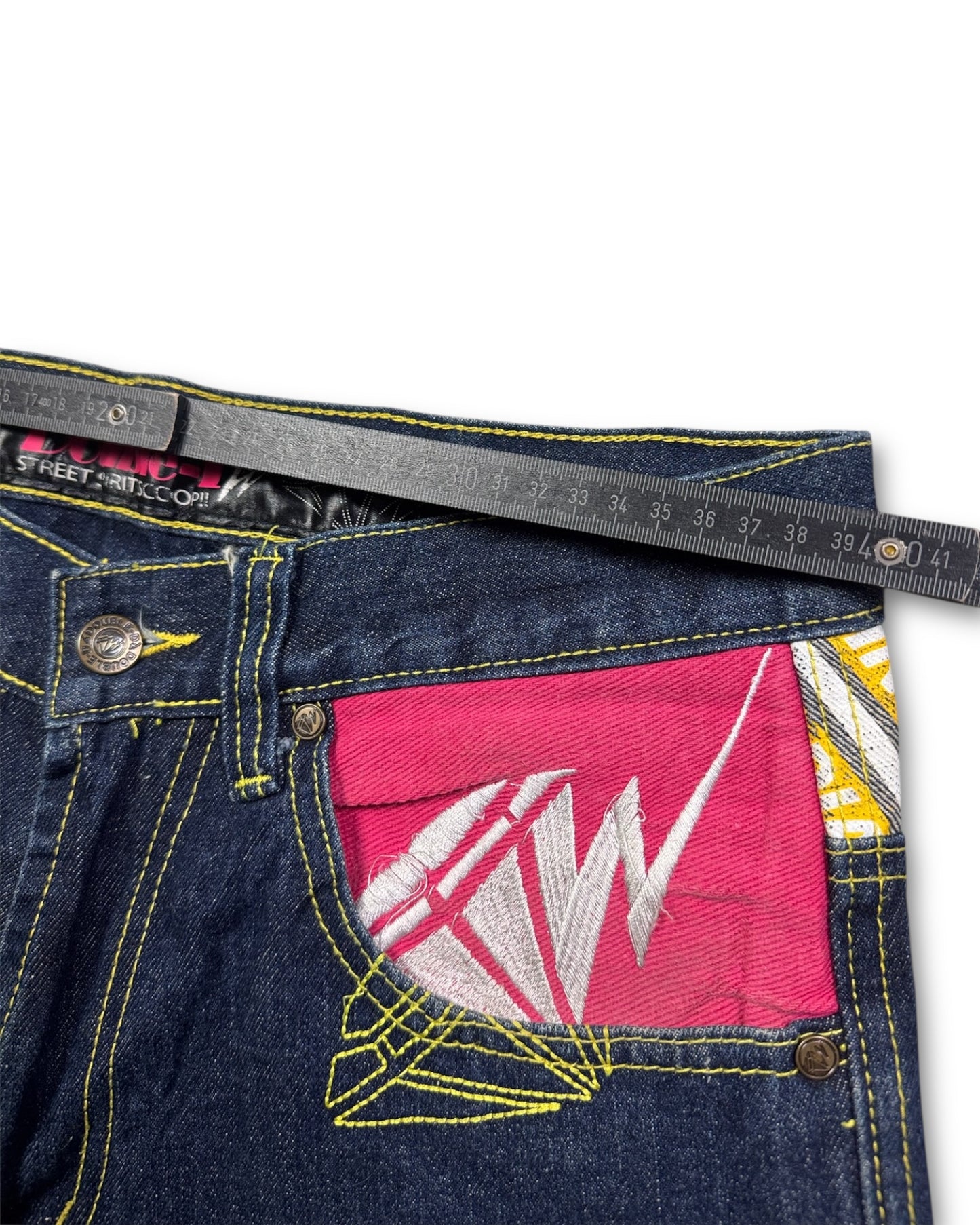 2000's Double D Straight/Baggy Japanese Jeans *very rare 30x32 (M)