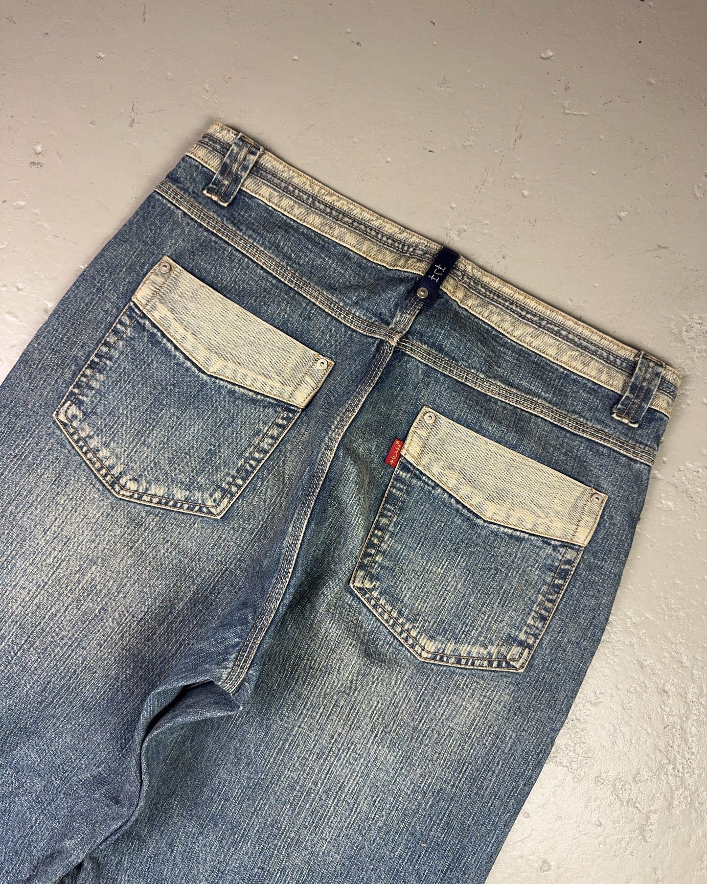 2000's HUH Korean Archive Baggy Jeans *rare 34x32 (L)