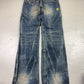 2000's Oniarai Japanese Archive Straight Jeans *very rare 29x32 (S)