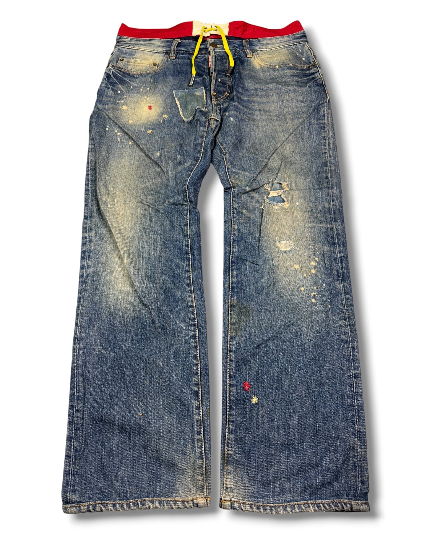 2000's Dsquared2 Straight/Baggy Archive Jeans *extremely rare 36x32 (XL)