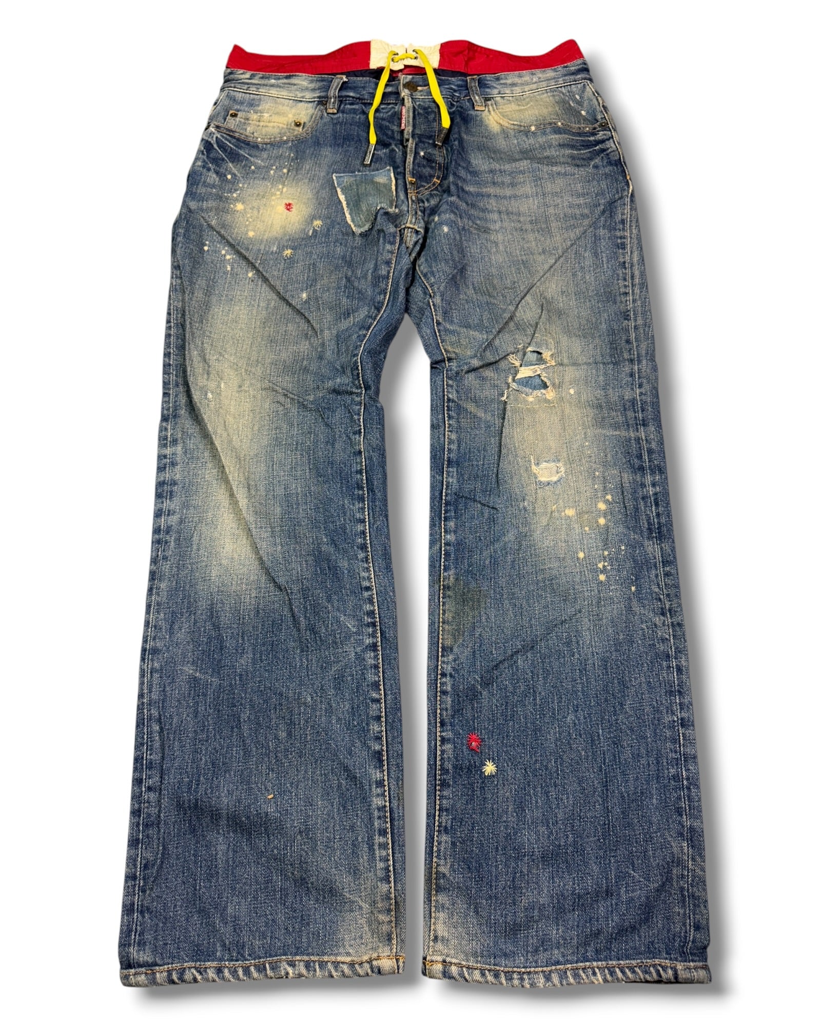 2000's Dsquared2 Straight/Baggy Archive Jeans *extremely rare 36x32 (XL)