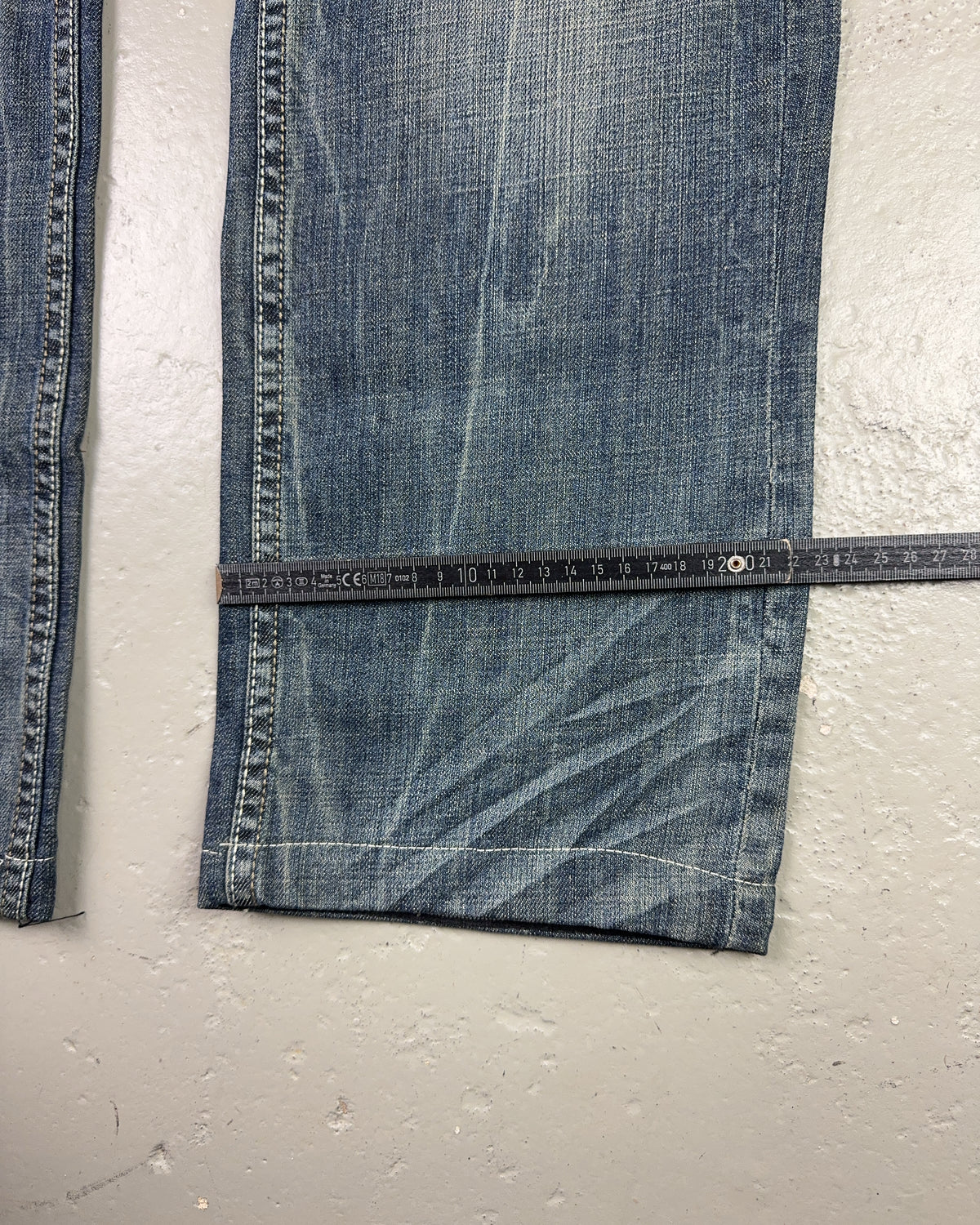 2000's Skull Japanese Baggy Jeans *rare 34x30 (L)