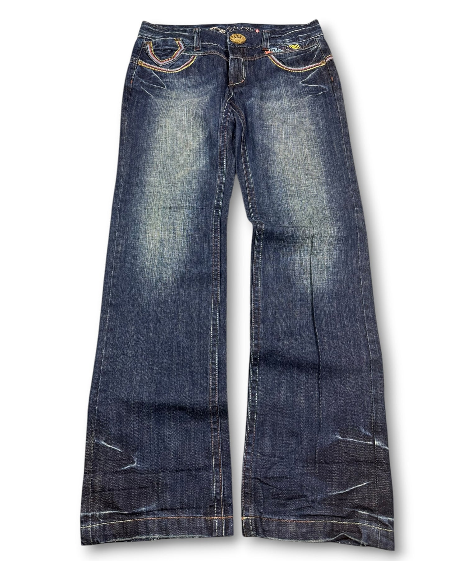 2000's Big Train Straight Japanese Jeans Women's *very rare 32x32 (M)