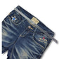 2000's Lolita Low Waist/Bootcut Japanese Archive Jeans Women's *very rare W27 (S)
