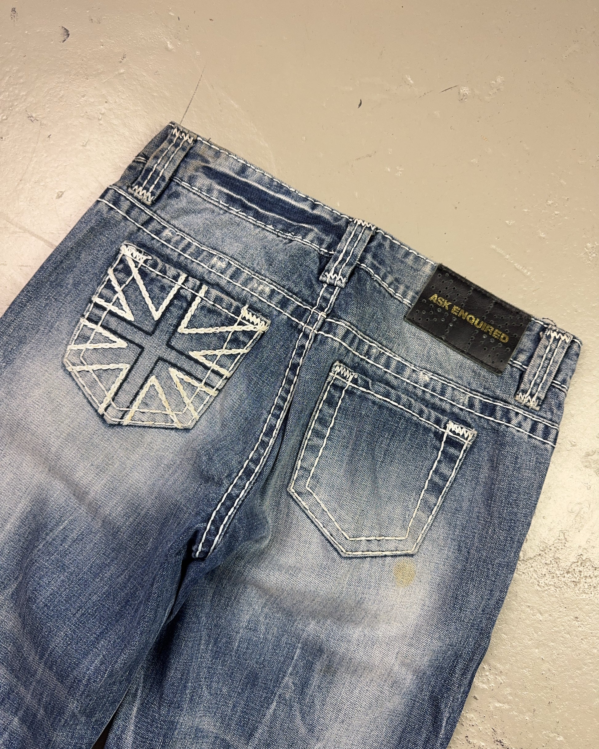 2000's Ask Korean Archive Straight/Baggy Jeans *very rare 30x32 (M)