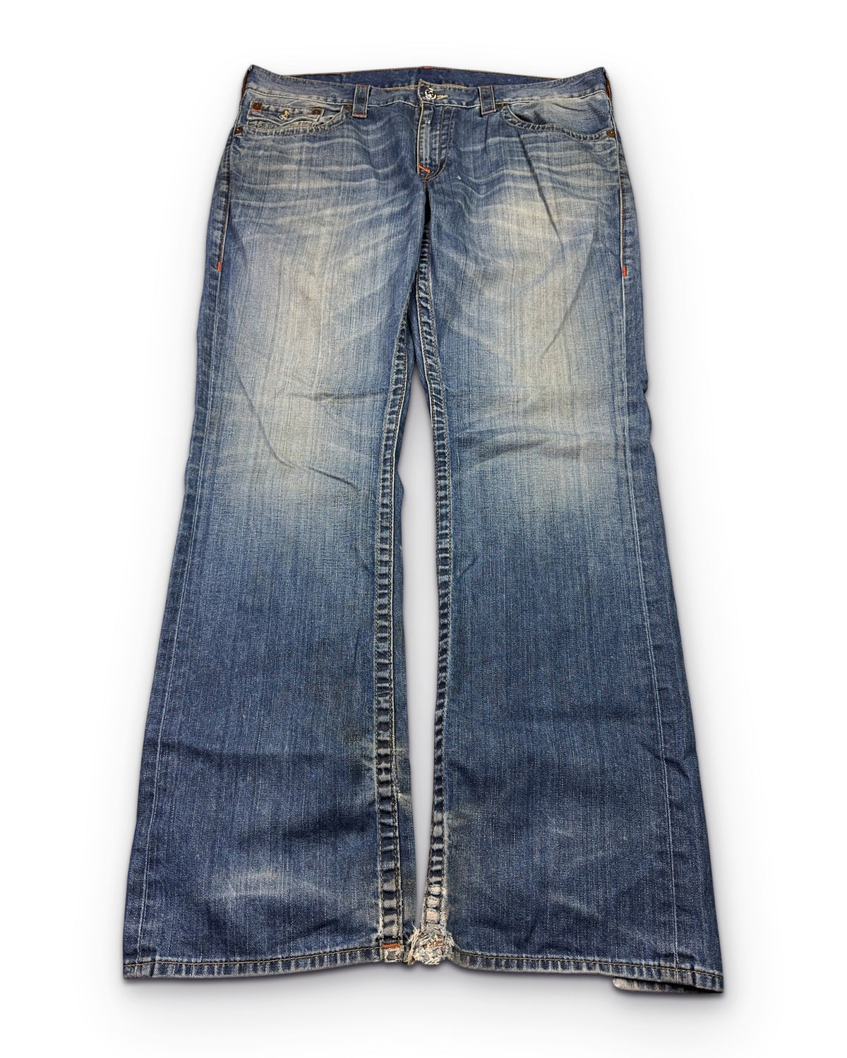 2000's True Religion Baggy/Bootcut Jeans * 38x36 (XXL)