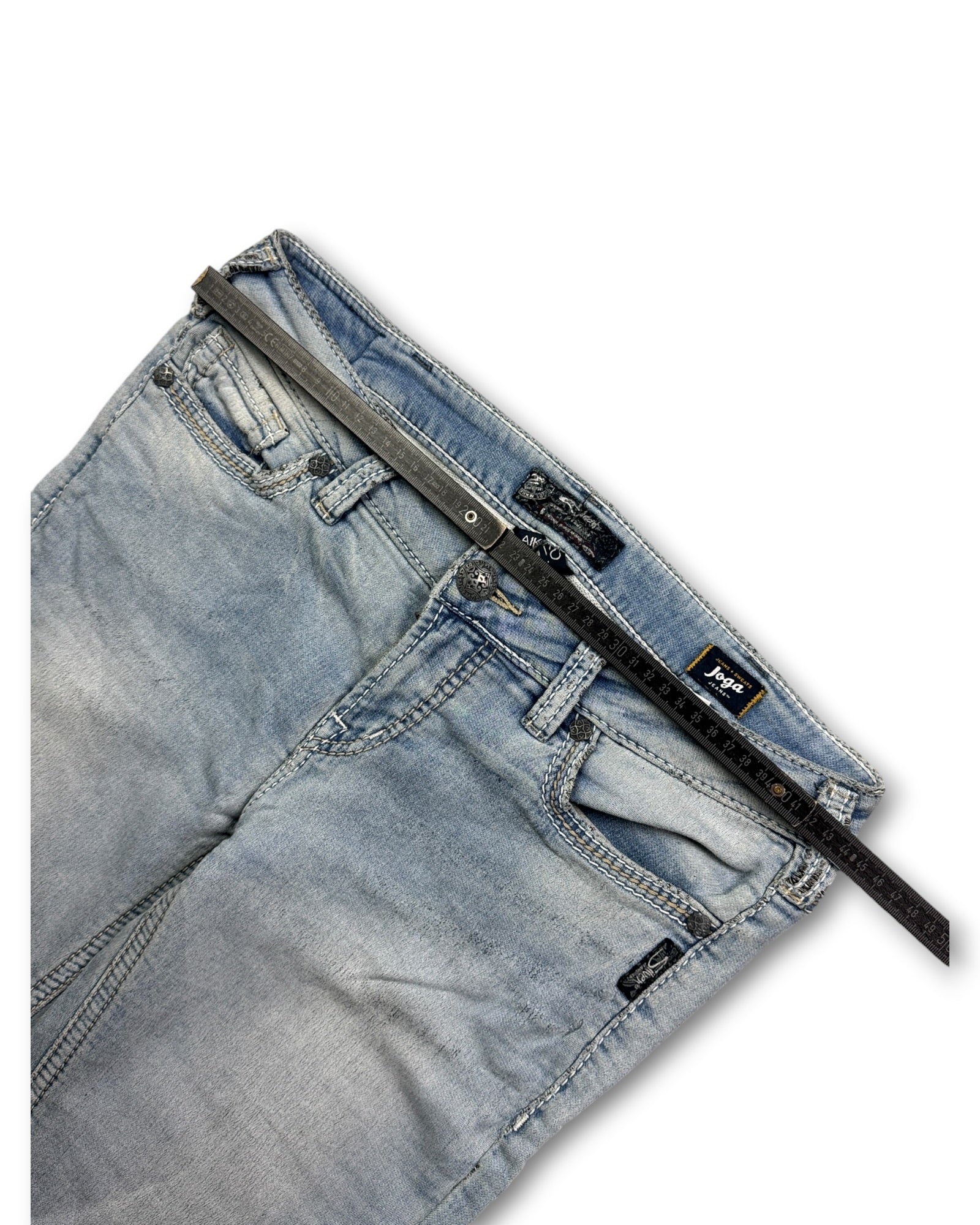 2000's Silver Low Waist/Bootcut Pants Women's * 36x32 (XL)