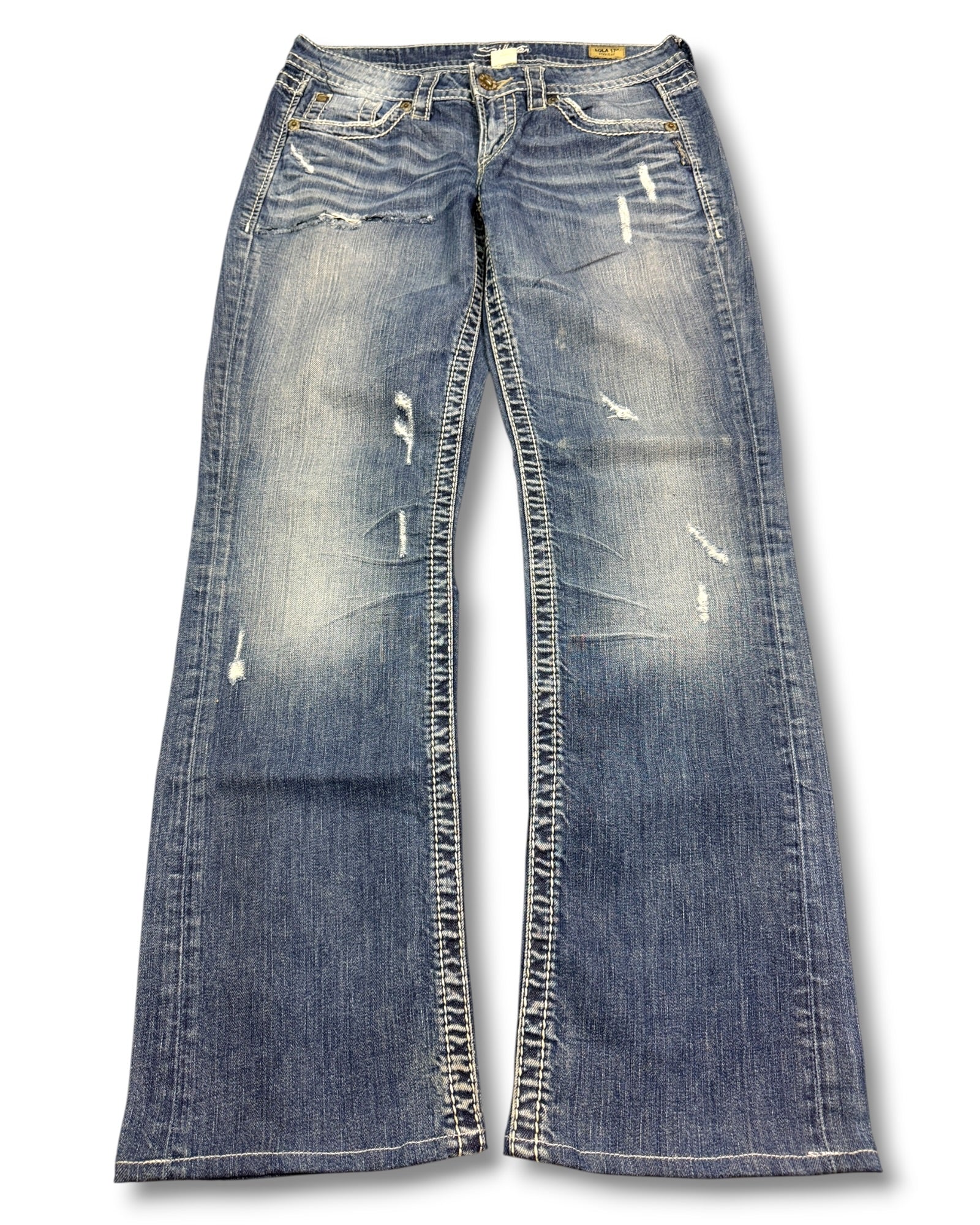 2000's Silver Low Waist/Bootcut Jeans Women's * 30x30 (M)