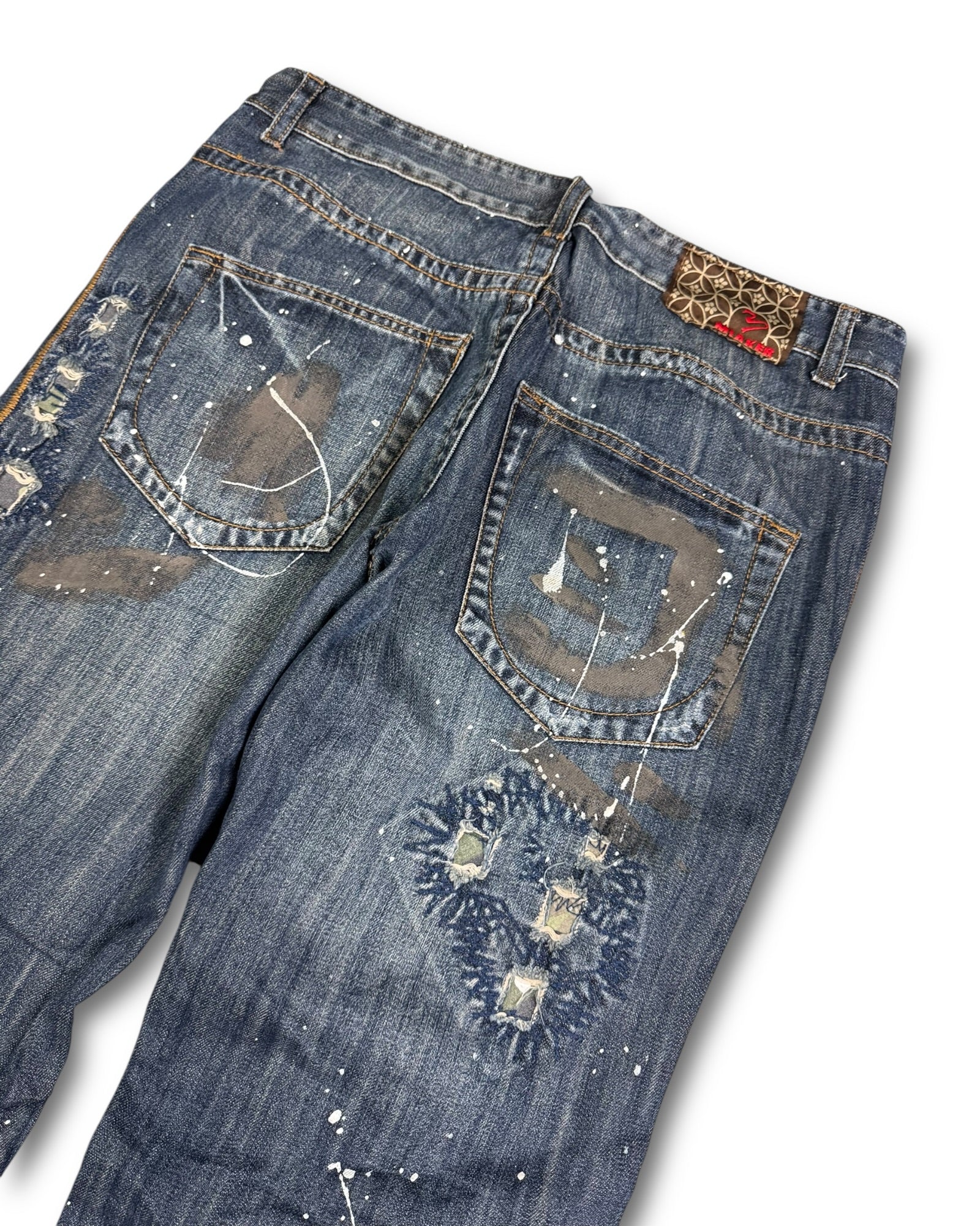 2000's Mia Ker Baggy Japanese Archive Jeans *very rare 36x34 (XL)