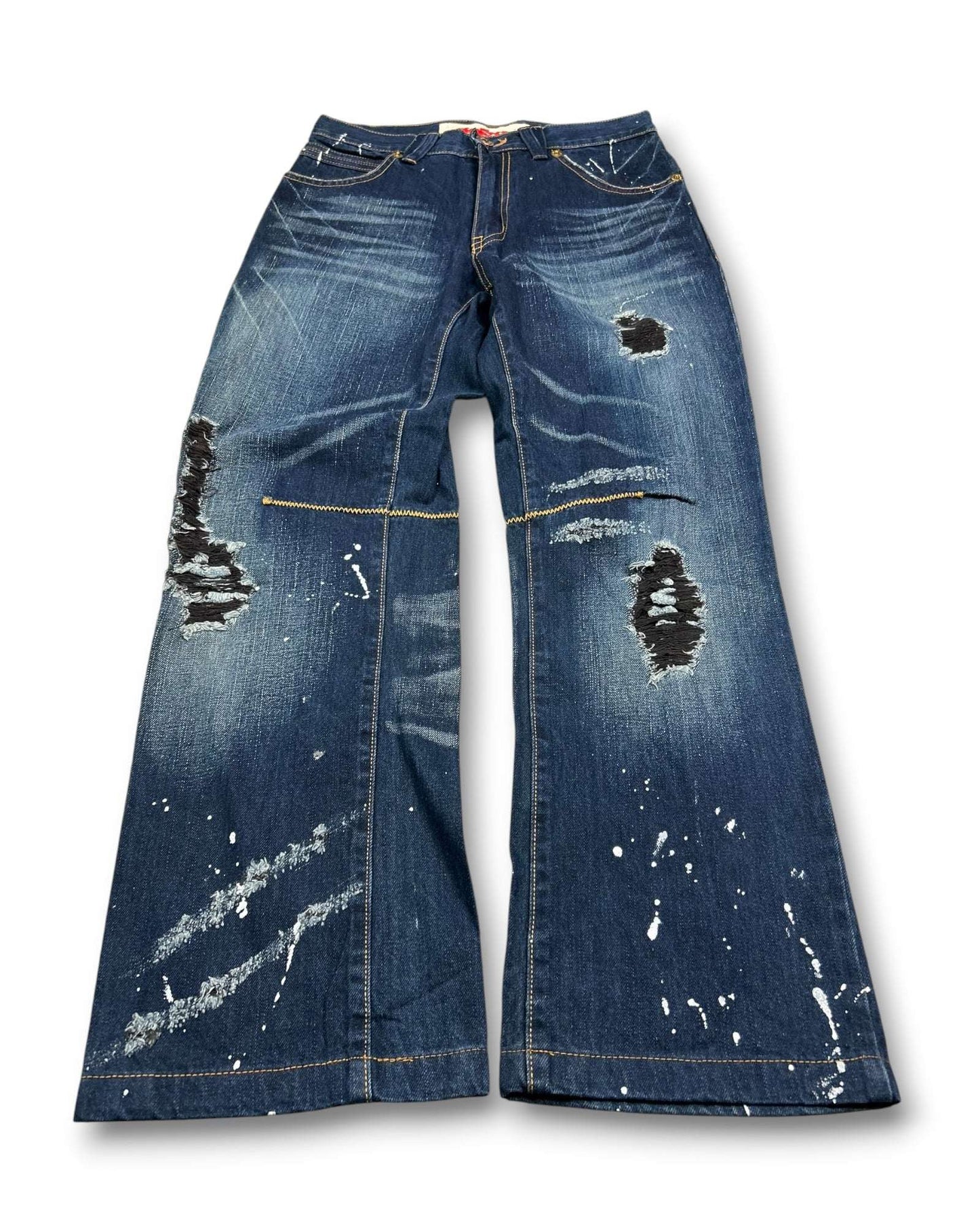 2000's Jizo Straight/Baggy Japanese Archive Jeans *very rare 28x28 (S)