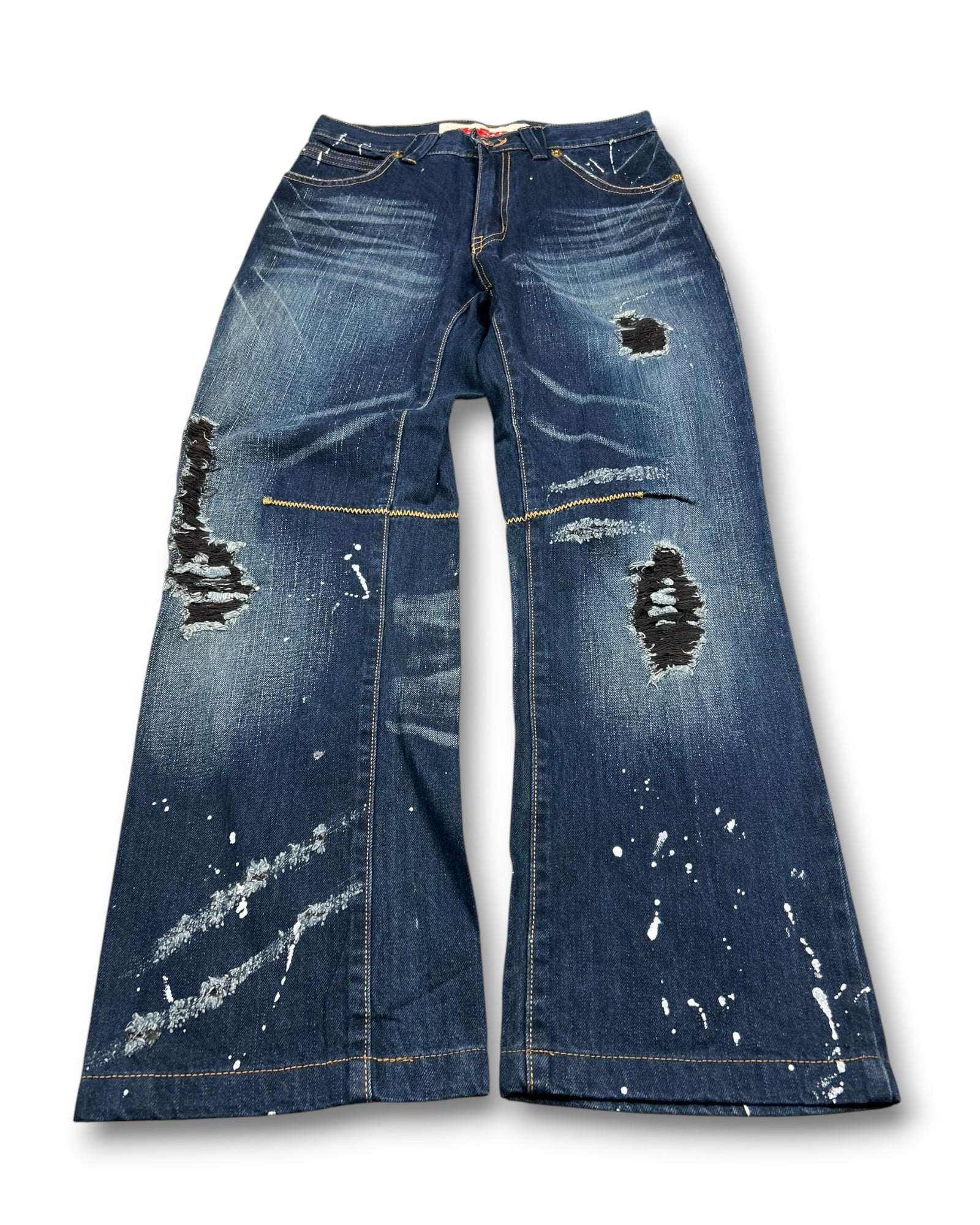 2000's Jizo Straight/Baggy Japanese Archive Jeans *very rare 28x28 (S)