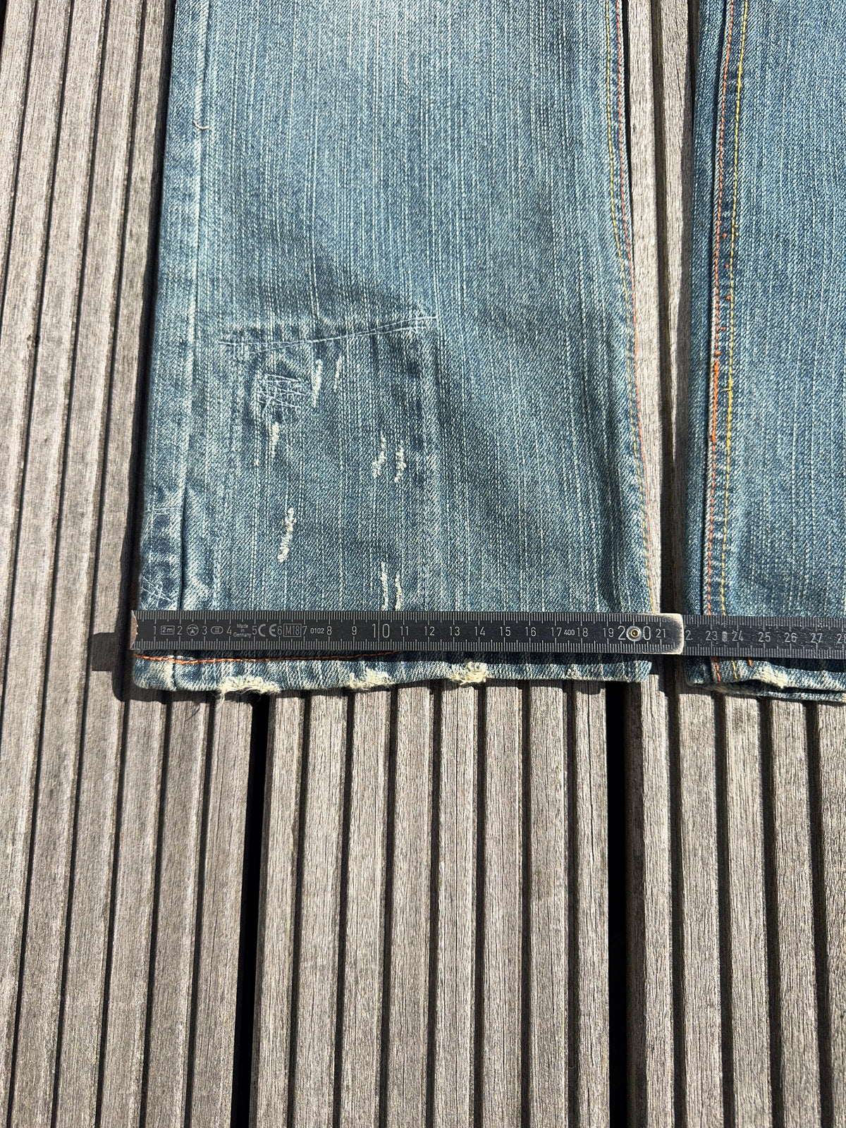 2000's Japanese Bootcut/Flared Jeans *rare 32x32 (M)