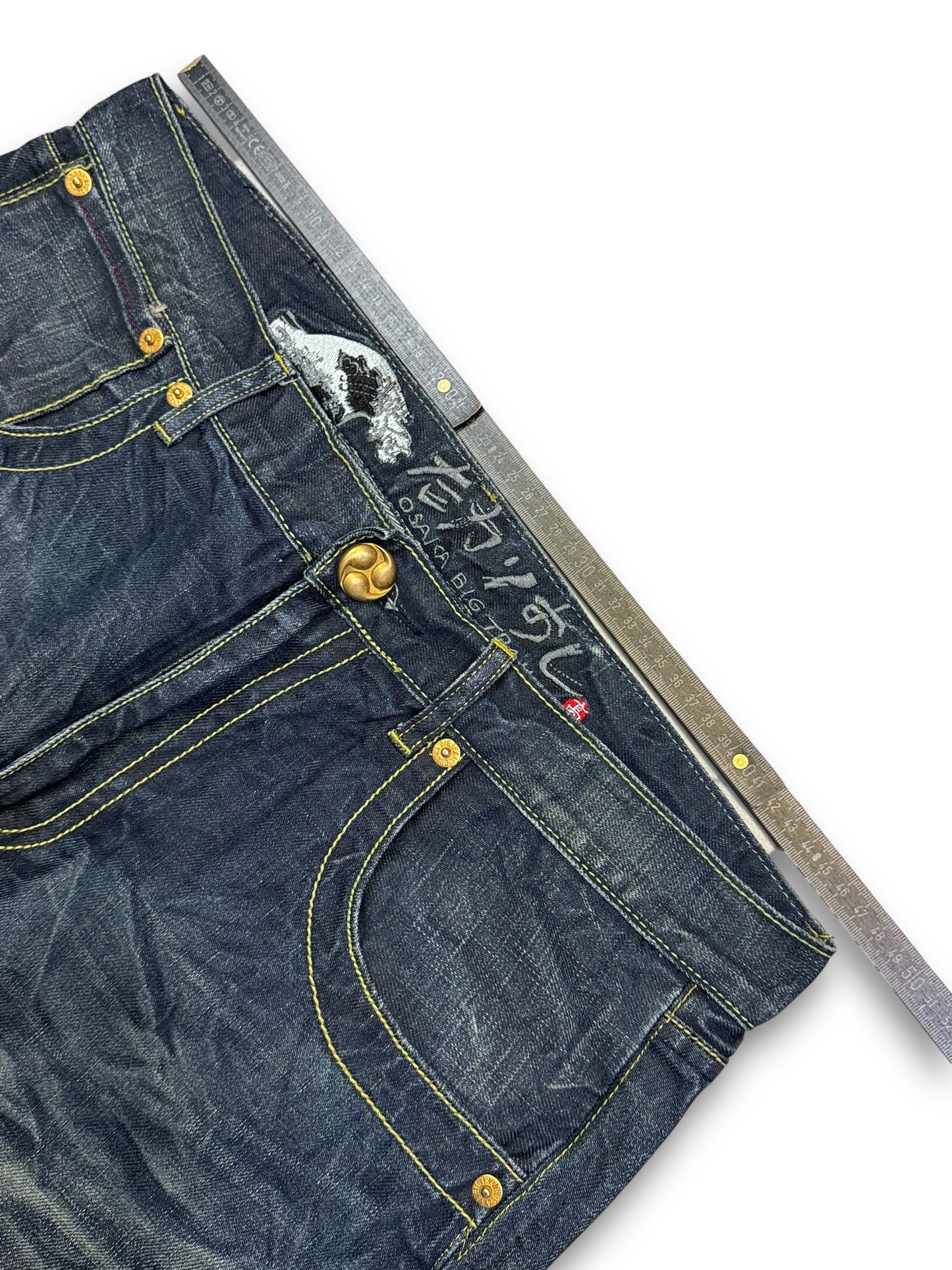 2000's Big Train Baggy Japanese Jeans *very rare 36x32 (XL)