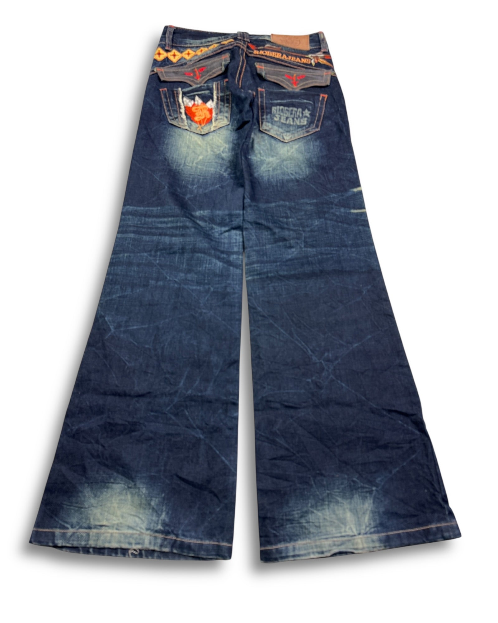 2000's Riobera Low Waist/Bootcut Japanese Archive Jeans Women's *very rare 28x30 (S)