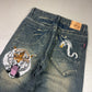 2000's Blue Jeans Japanese Baggy Jeans * 30x28 (M)