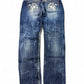 2000's Green Horse Japanese Slim/Straight Jeans *rare 33x30 (M)