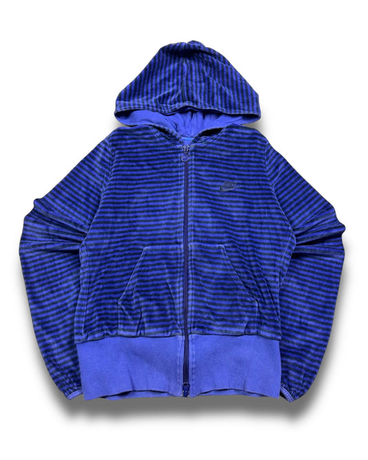 2000's Nike Velour Zip Hoodie Women's *rare (S)