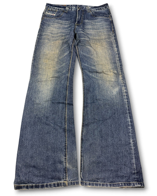 2000's Diesel Baggy/Bootcut Jeans *rare 36x34 (XL)