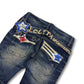 2000's Lolita Low Waist/Bootcut Japanese Archive Jeans Women's *very rare W27 (S)