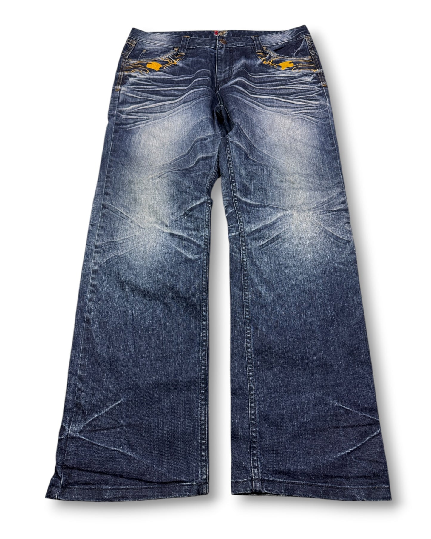 2000's Dk-7 Japanese Archive Baggy Jeans * 38x32 (XXL)