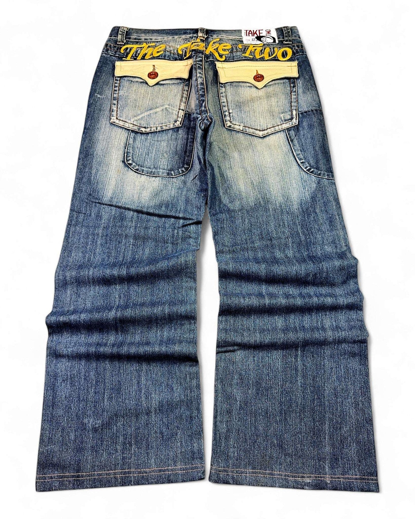2000's Take Two Baggy Jeans *very rare 38x32 (XXL)