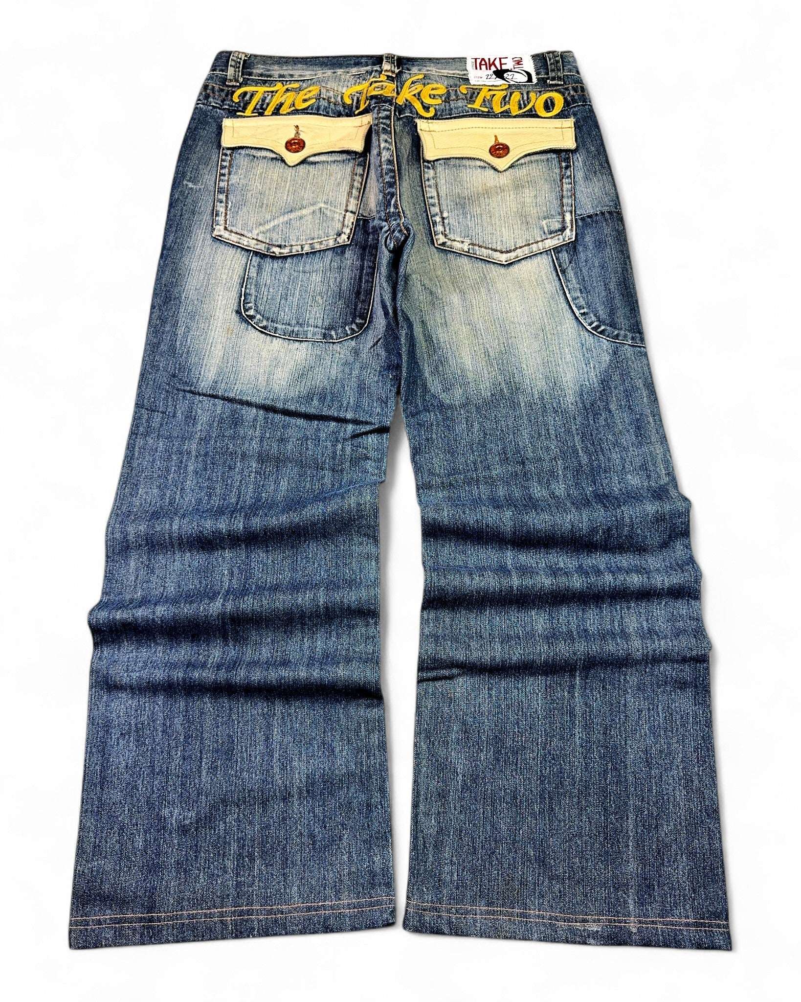 2000's Take Two Baggy Jeans *very rare 38x32 (XXL)