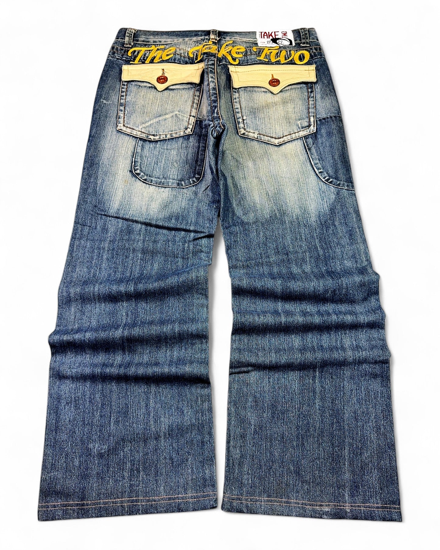 2000's Take Two Baggy Jeans *very rare 38x32 (XXL)