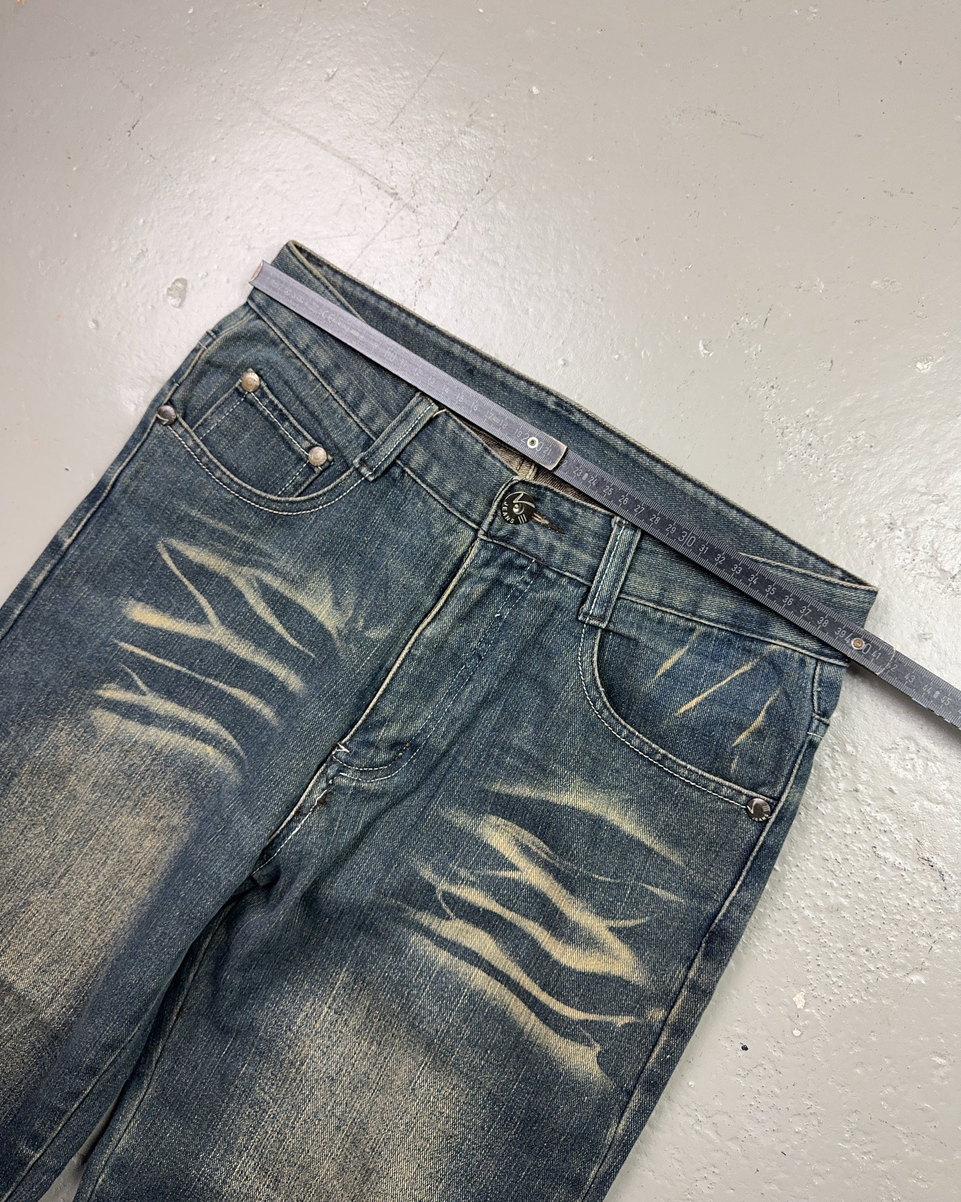 2000's Blue Jeans Japanese Baggy Jeans * 30x28 (M)