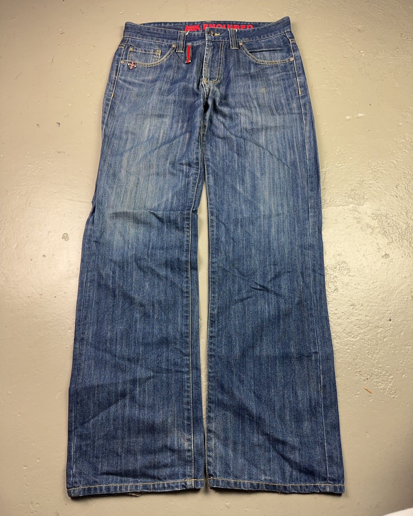 2000's Ask Korean Archive Baggy/Bootcut Jeans *rare 32x32 (M)