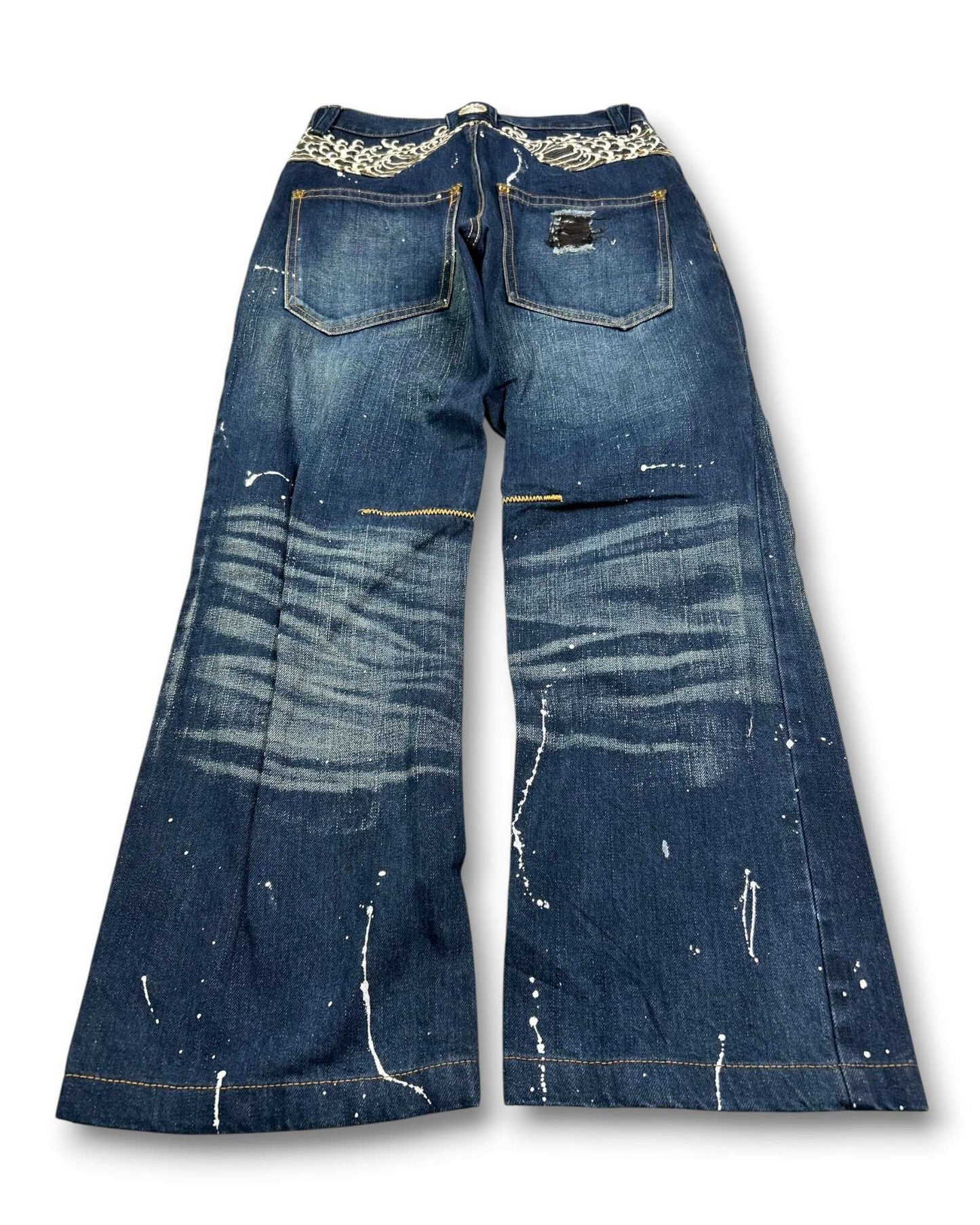 2000's Jizo Straight/Baggy Japanese Archive Jeans *very rare 28x28 (S)