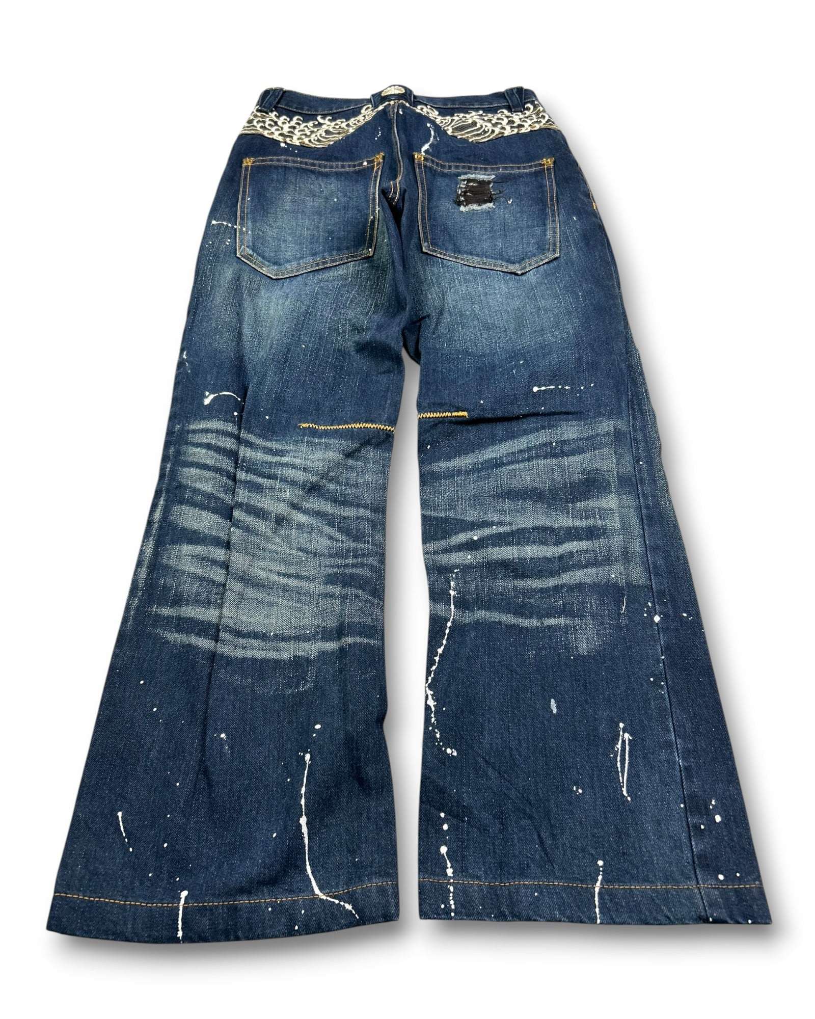 2000's Jizo Straight/Baggy Japanese Archive Jeans *very rare 28x28 (S)