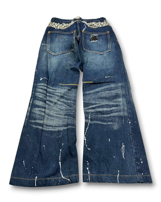 2000's Jizo Straight/Baggy Japanese Archive Jeans *very rare 28x28 (S)