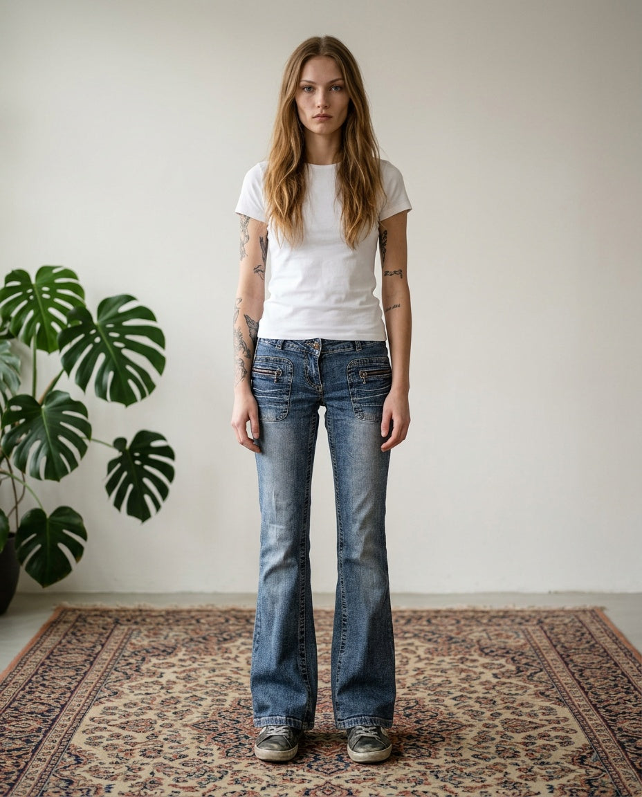2000's Low Waist/Bootcut Jeans Women's *rare 32x32 (L)