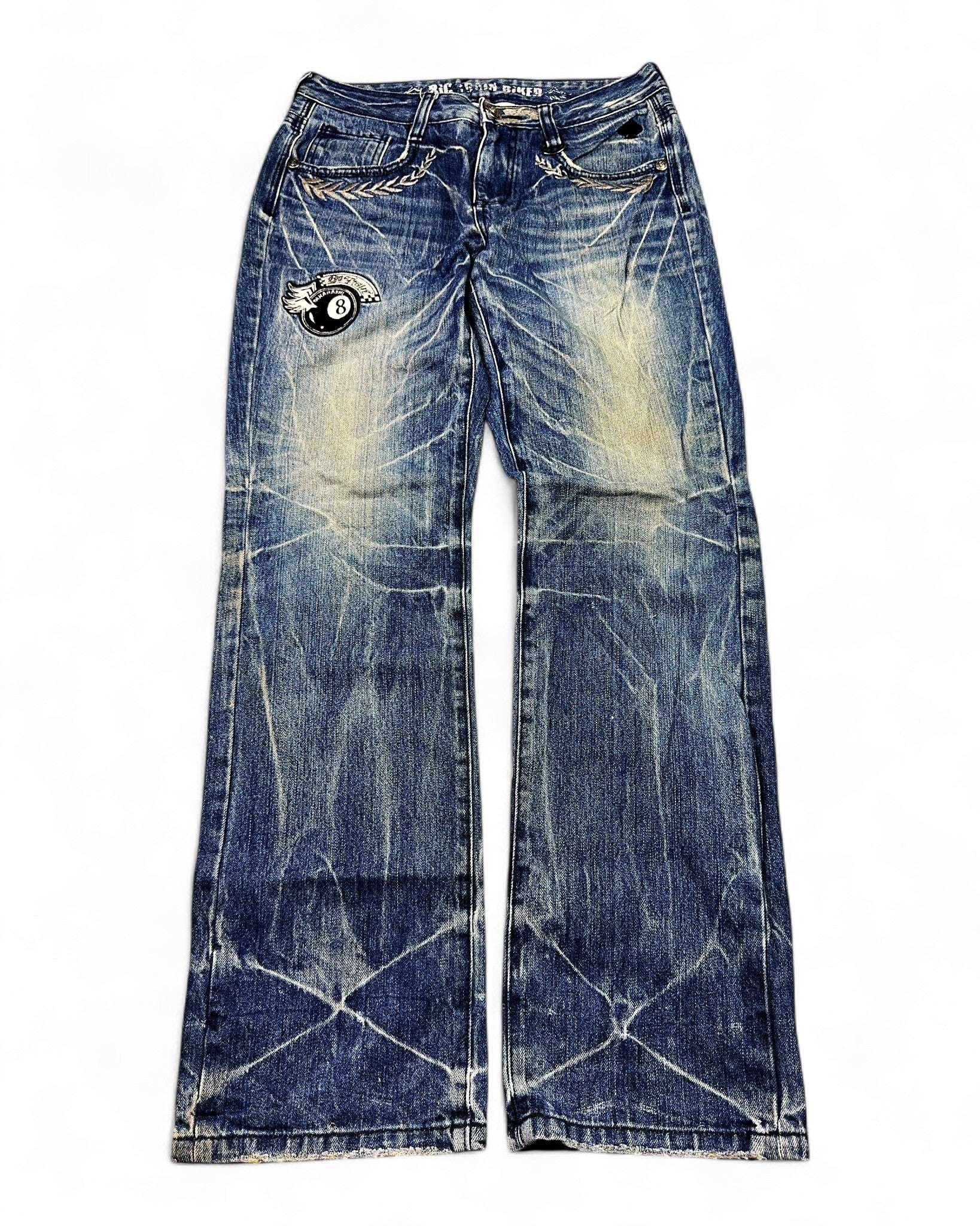 2000's Big Train Japanese Archive Straight/Baggy Jeans *very rare 32x32 (M)