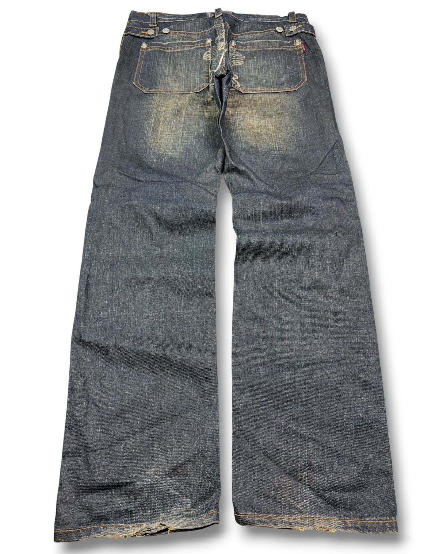 2000's Dsquared BOOTLEG Straight/Baggy Jeans * 34x32 (L)