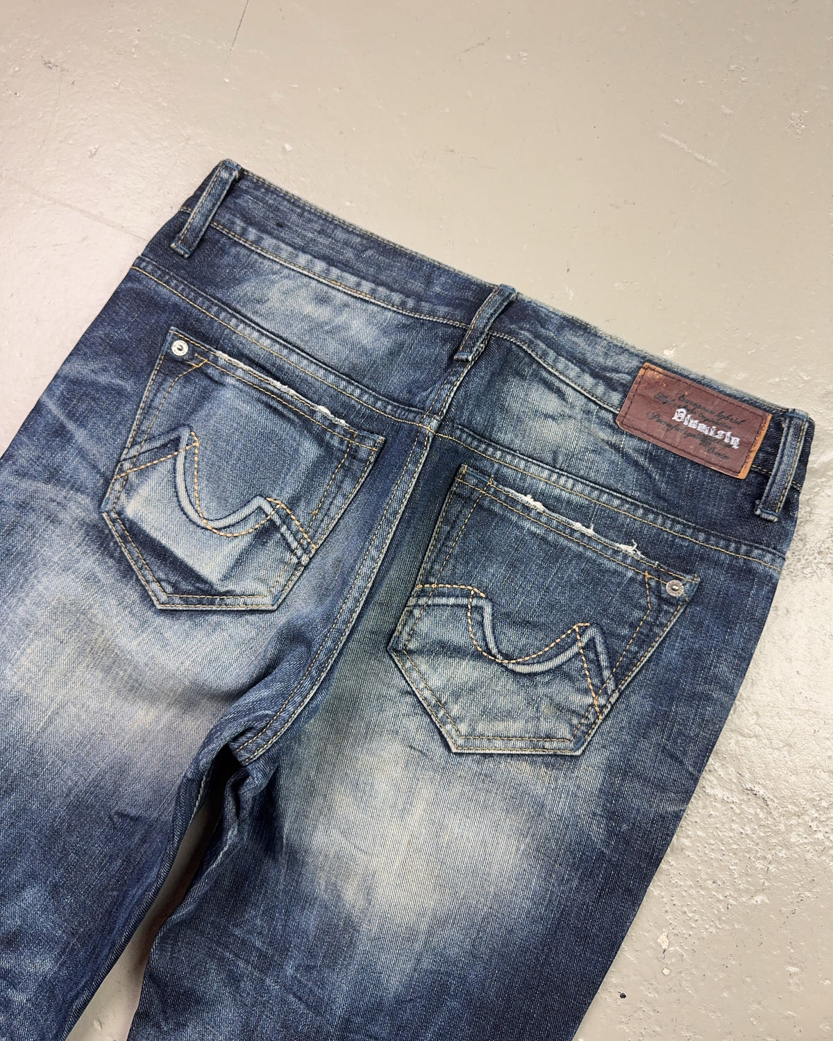 2000's Blumisty Japanese Archive Bootcut/Flared Jeans *very rare 32x32 (M)