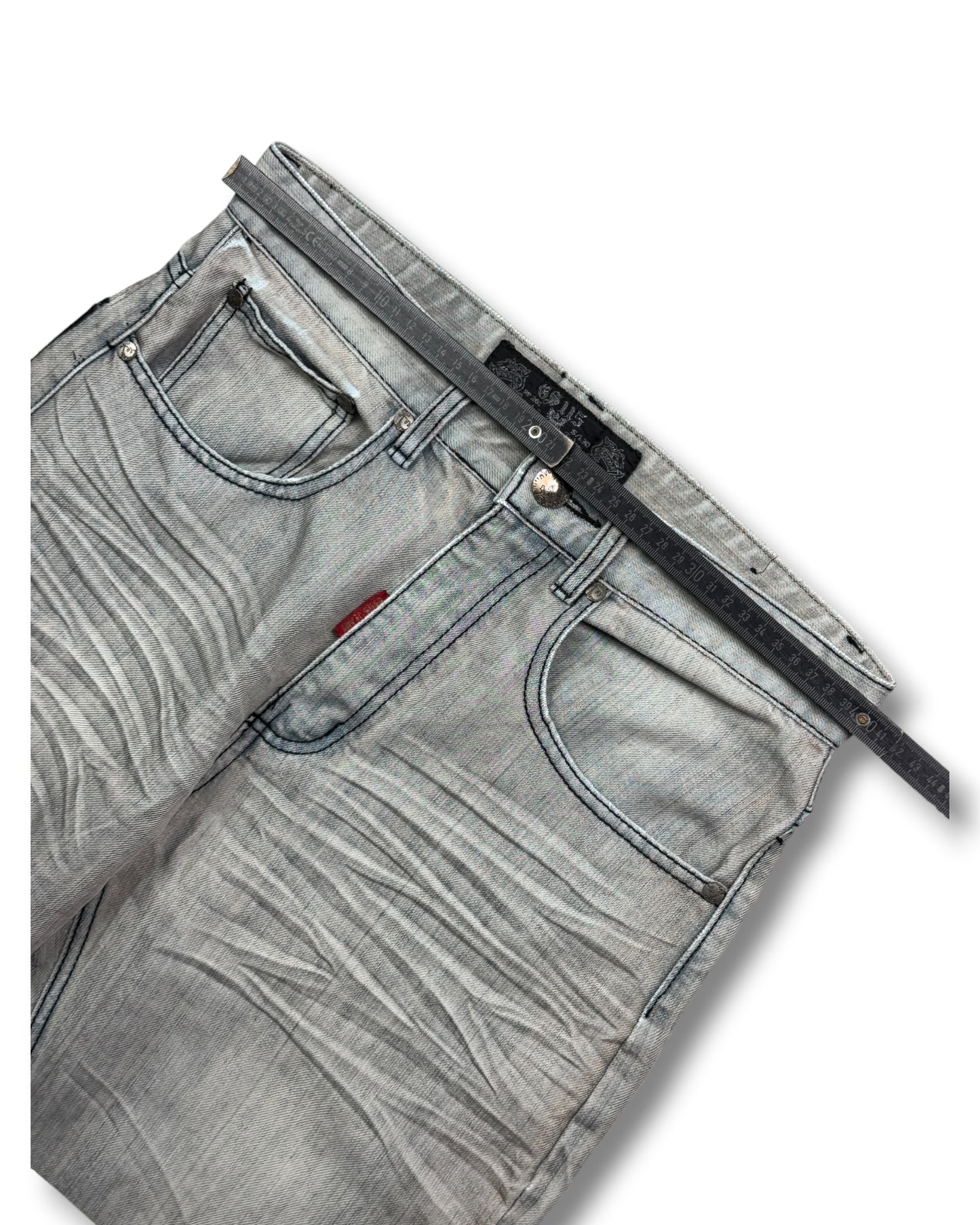2000's SYS Hip Hop Baggy/Straight Jeans *rare 30x34 (M)