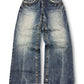 2000's Japanese Straight/Baggy Jeans Women's *rare 28x28 (S)