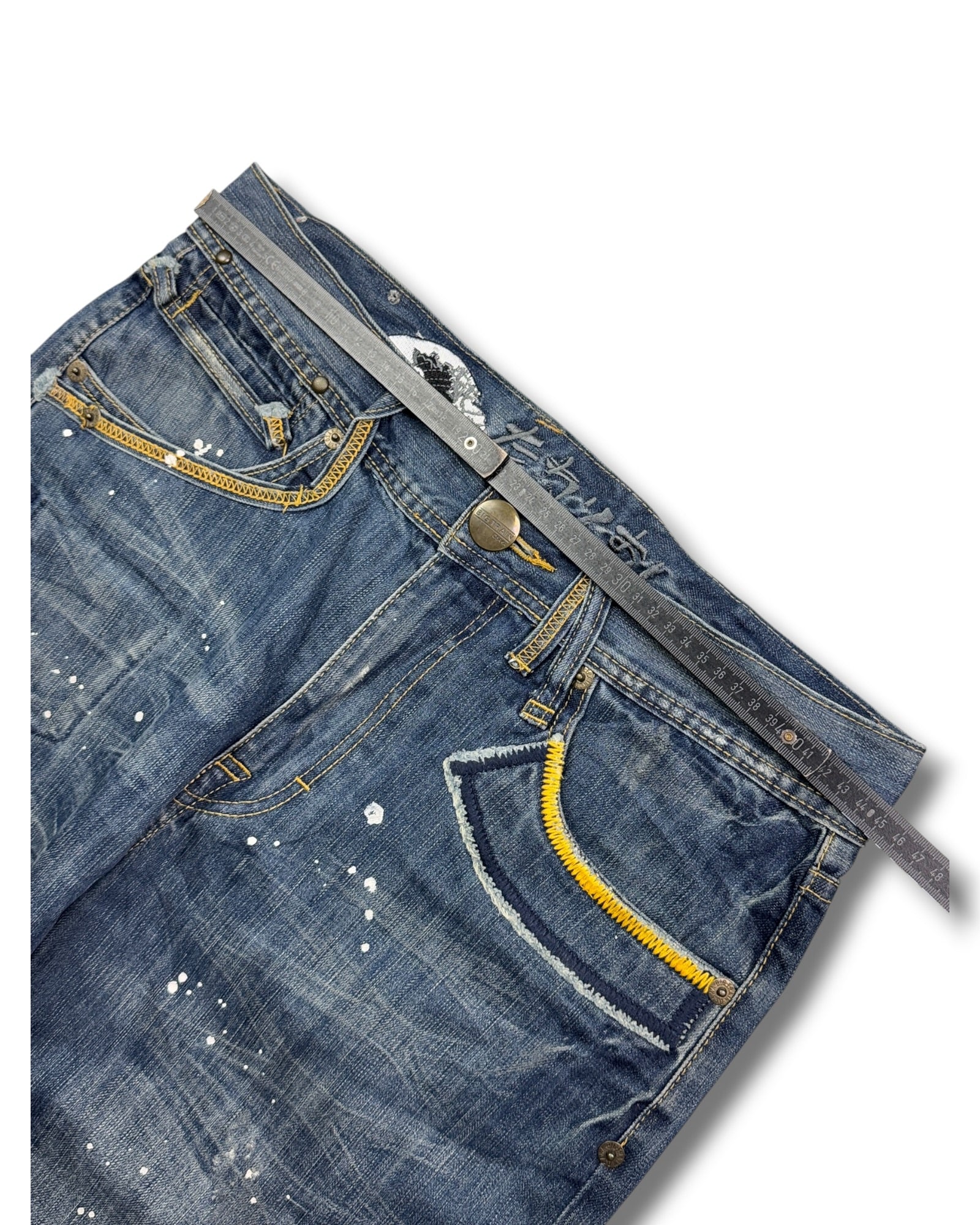2000's Big Train Baggy Japanese Jeans *rare 34x34 (L)