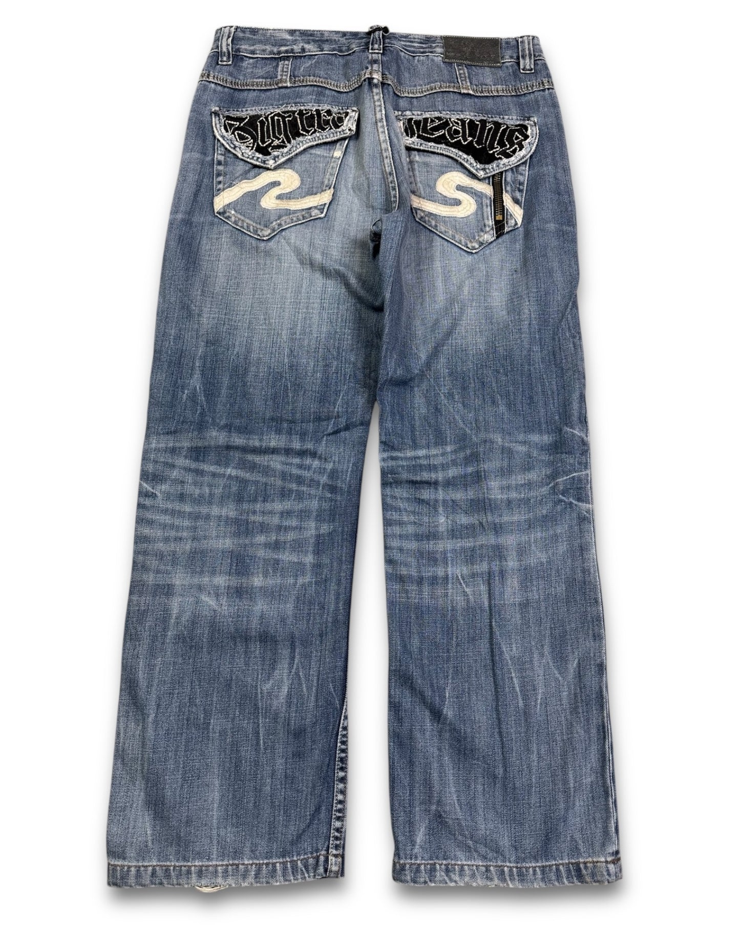 2000's Osaka Big Train Straight/Baggy Japanese Archive Jeans *extremely rare 32x30 (M)