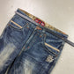 2000's Oniarai Japanese Straight/Baggy Jeans *rare 32x32 (M)