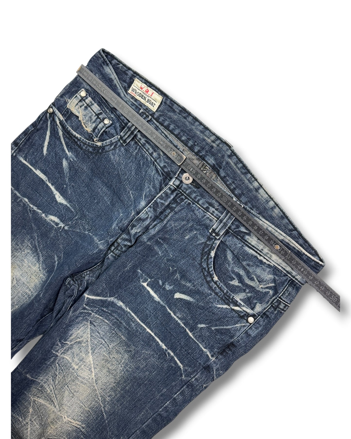 2000's Wooden Boat Japanese Straight/Baggy Jeans *rare 36x32 (XL)