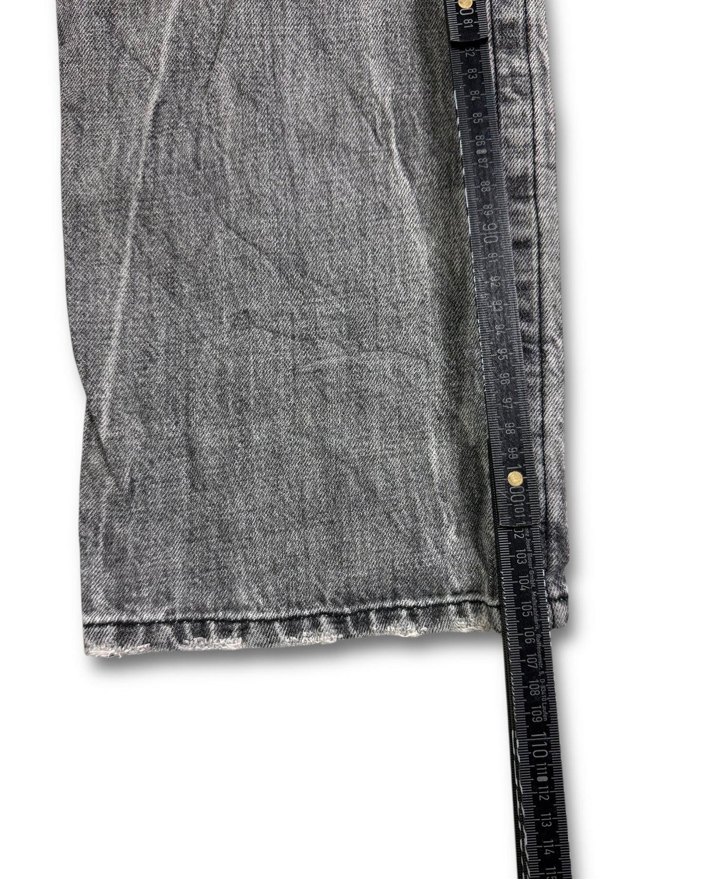 2000's Oniarai Straight/Baggy Japanese Jeans *very rare 32x32 (M)